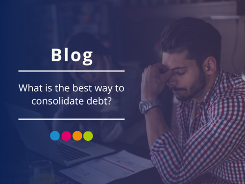 couple showing best way to consolidate debt